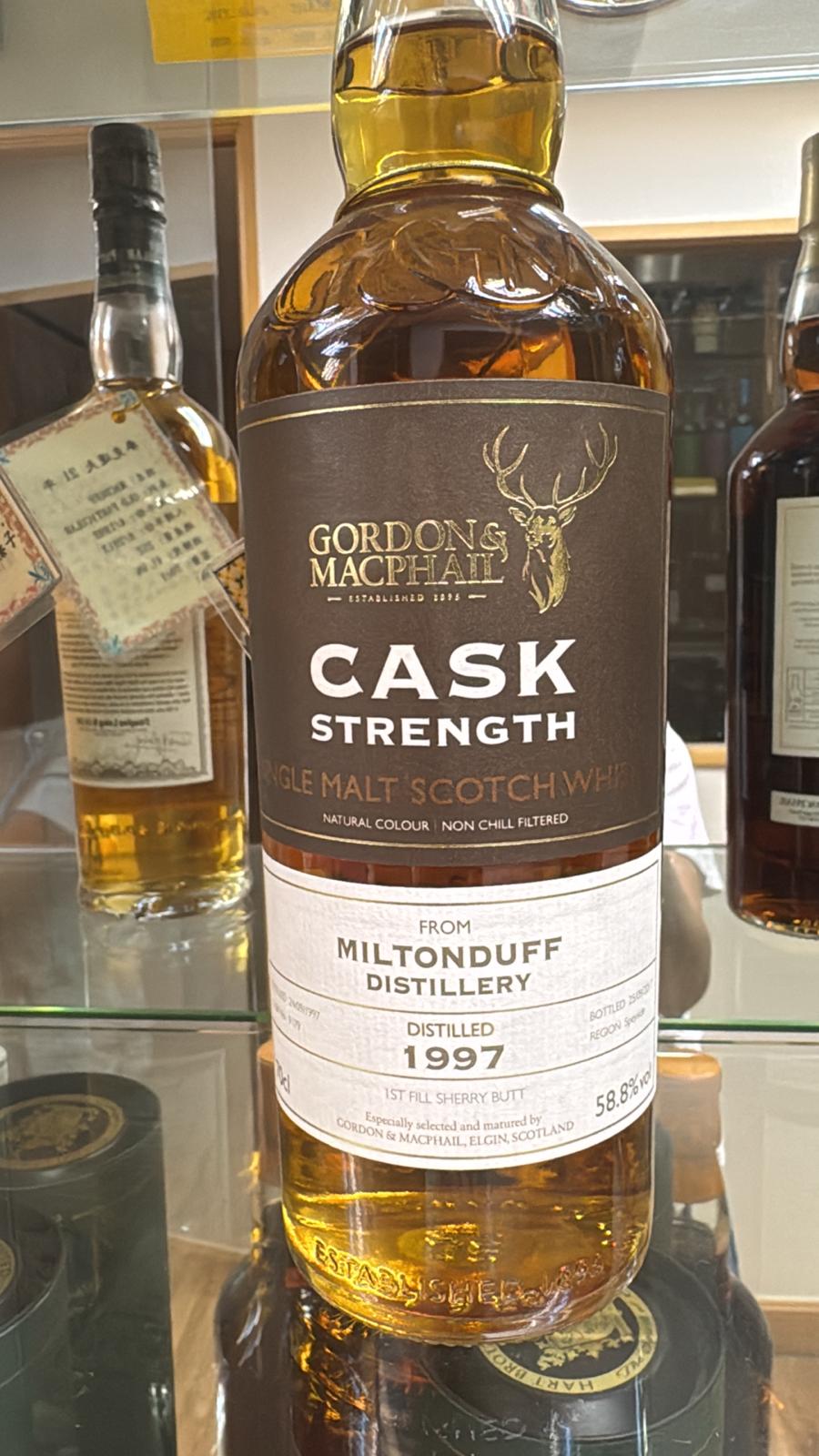 Miltonduff 1997 gordon & macphail 58.8%