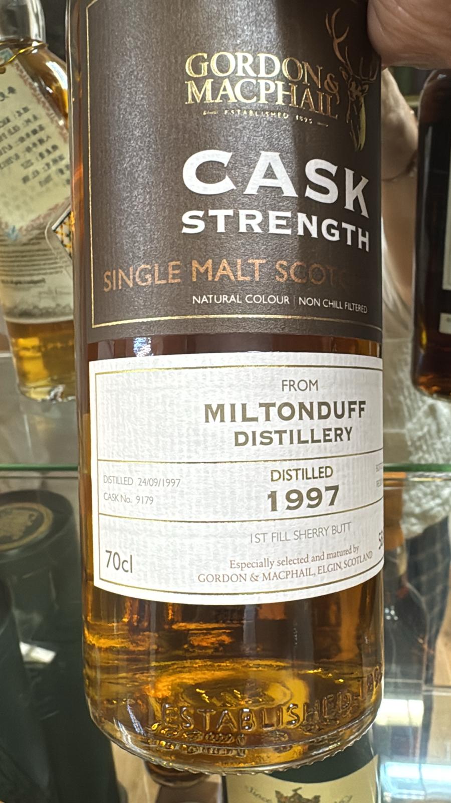 Miltonduff 1997 gordon & macphail 58.8%
