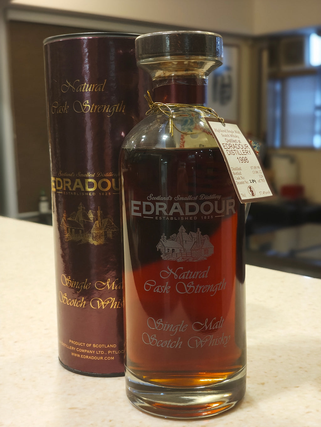 Edradour 1998 "Natural Cask Strength" 57.4%