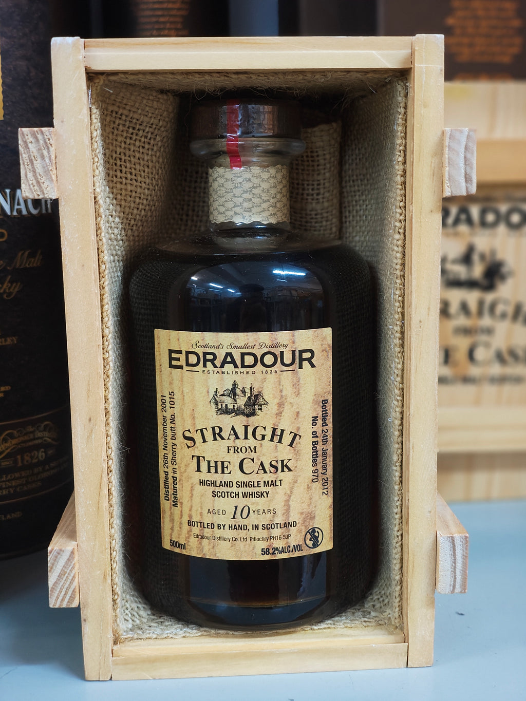 Edradour 10 yo 2001 "Straight from the Cask" 58.2% 500ml